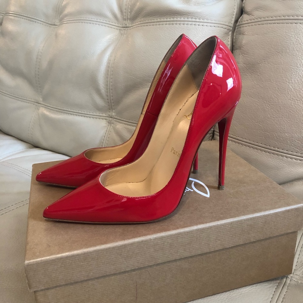 SOLD Christian Louboutin Rubis Patent So Kate 120 - Picture 4 of 8